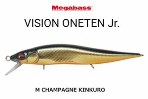 メガバス ヴィジョン ワンテン ジュニア M シャンパンキンクロ megabass VISION ONETEN Jr. ビジョン