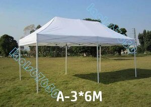  outdoors folding tent white white sunshade Canopy cart storage type exhibition Night market tent barbecue umbrella tarp tent A-3*6M