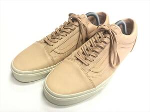 VANS OLDSKOOL ベジタブルタンニン レザー ピンクベージュ US9 (27cm) アメリカ企画限定!! バンズ オールドスクール