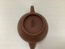 ミニ急須　孟臣　中国古玩　煎茶道具　在銘　朱泥　茶器　C248_画像6