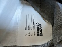 UNIQLO ユニクロ ジーンズ W35 赤耳 セルビッジ デニムパンツ 即決_画像3