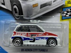 Hot Wheels HONDA '85 CITY TURBO II ホンダ シティ ターボ ２ ブルドック ホワイト JDM