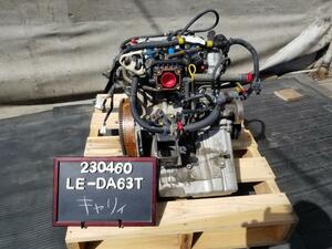 キャリィ LE-DA63T エンジン　マニュアル,PT4WD,ハーネス付 11400-67833 自社品番230460