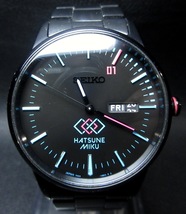 定価55,000円 限定 初音ミク × SEIKO セイコー 15th Anniversary ウオッチ 腕時計 ステンレススチール_画像2