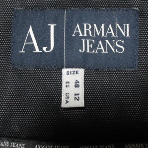 美品 アルマーニ ジーンズ ARMANI JEANS ドレス ブラック テーラード ジャケット レディースの画像8