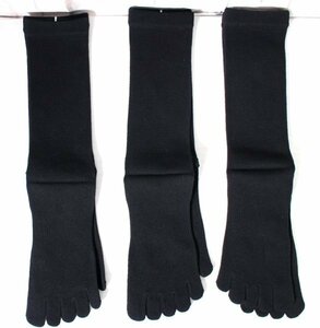 16 00304* носки мужской 5 пальцев 3 пар комплект черный [ outlet ]