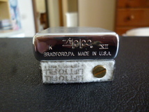 1996 ZIPPO #200 BRUSHED CHROME・ブラッシュ・クローム・プレーン・定番モデル・未使用_画像6