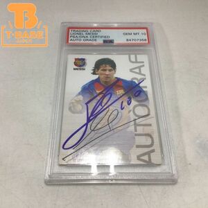 1円〜 パニーニ PSA10 バルセロナ リオルネ・メッシ BARCA CAMPIO 2004-2005 オートグラフカード