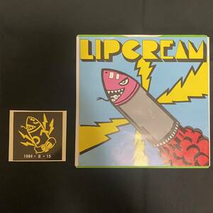 【シール付き】LIP CREAM「LONELY ROCK」「TABACO」HOLD-UP004 リップクリーム EP盤 レコード