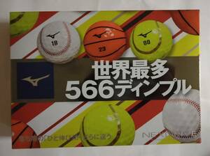 【外箱にわずかに傷あり】送料無料 新品 1ダース 12球 ゴルフボール ミズノ ネクスドライブ スポーツ ネクドラ