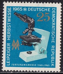 ドイツ切手　顕微鏡　1965
