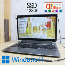 ★超美品 高性能7世代i5！M.2 SSD128GB★Q737/P Core i5-7300U Webカメラ Win11 MS Office2019 Home&Business 中古品 ノートPC★P59154_画像1