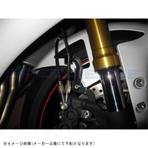 SWAGE-LINE PRO スウェッジラインプロ STP339FB フロントブレーキホースキット クリアコーティング YZF-R1 09-14_画像2