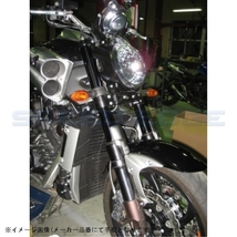 SWAGE-LINE PRO スウェッジラインプロ STP338FB フロントブレーキホースキット クリアコーティング V-MAX 09-17 ABS_画像3