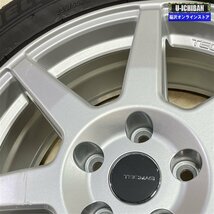 良品 溝あり VW 初期型 ティグアン 等 TECMAG 207R 7-17+40 5H112 ミシュラン X-ICE3+ 235/55R17 17インチ スタッドレス 4本セット 009_画像3