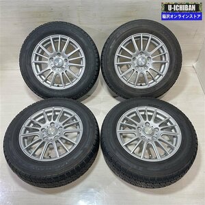 195/65R15 80系 ノア ヴォクシー エスクァイア 等 ラブリオン 6-15+43 5H114.3 グッドイヤー アイスナビZEAⅡ 15インチ 4本セット 009k