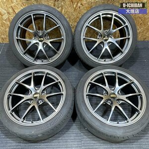 鍛造 BBS RI-A 035 9J +50 5H 114.3 DB BS ポテンザ RE004 235/40R18 2020年製 シビック FK FL シビック ※WRX S4 レヴォーグ等 002