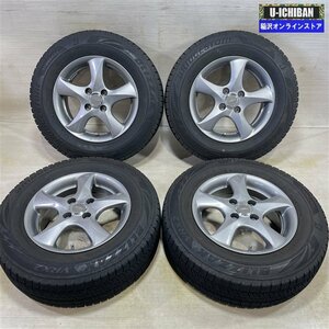 E12ノート K10アクア 等 トップラン 5.5-14+39 4H100 ブリヂストン VRX2 185/70R14 14インチ スタッドレス 4本セット 009k