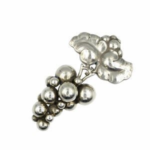  George Jensen 217B gray p grape silver 925 brooch 0264 GEORG JENSEN