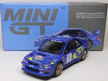 MINI GT★スバル インプレッサ WRC97 ラリー・サンレモ 1997 優勝車 #3 MGT00512-L 1/64 TSM SUBARU GC8 Impreza_画像1