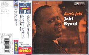 ☆JAKI BYARD(ジャッキー・バイアード)/Here's Jaki◆61年録音の完璧なメンバーによるピアノ・トリオ究極の1枚◇初回プレス完全限定盤レア