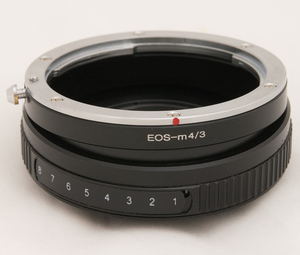  tilt possible Canon Canon EOS/EF lens - micro four sa-z mount adaptor 