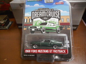★★1/64 グリーンライト フォード マスタング GT 1968 グリーン Greenlight Ford Mustang GT Green Dream Cruise ブリット★★