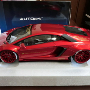 ★★1/18 ランボルギーニ アウ゛ェンタドール リバティウォーク LB-Works オートアート Auto art Lamborghini Aventador Red★★の画像2