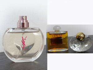 3点セット YVESSAINTLAURENT イヴサンローラン 香水 ヤングセクシー ラブリー EDT　50ml　OPIUM　オピウム　7.5ml