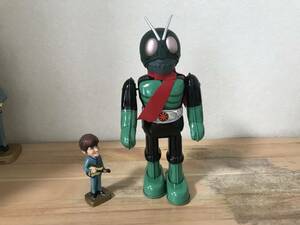  Kamen Rider жестяная пластина с коробкой состояние хороший 24cm