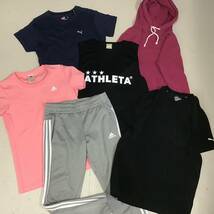 スポーツブランド 24点まとめ売り A394 NIKE adidas puma Champion ATHLETA ナイキ アディダス 1004(120) _画像2