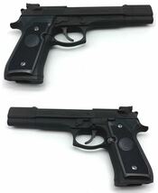 HORI/ホリ/PlayStation/プレイステーション用銃型コントローラ/BERETTA M92FS TARGET/フットペダル装備/HPS-82/長期保管品/現状品/ジャンク_画像7