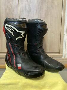 レーシングブーツ alpinestars アルパインスターズ SUPER TECH Rサイズ42クシタニコラボ