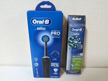 ブラウン オーラルＢすみずみクリーンPRO 本体 ＆ 替えブラシ セット_画像1