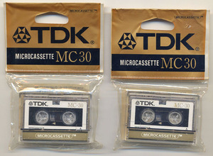 TDK micro cassette :D-MC302 piece set 