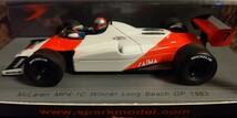 スパークモデル 1/43 マクラーレン・MP4-1C・フォード 1983 アメリカ西GP優勝 ジョン.ワトソン spark John.Watson McLaren・Ford_画像2