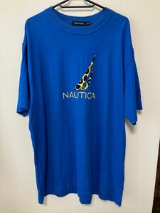 【値下げ】NAUTICA Tシャツ　メンズ　ブルー