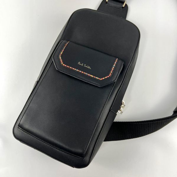 1円《美品》Paul Smith ウエストポーチ ボディバッグ ショルダー