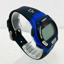 287 TIMEX タイメックス メンズ腕時計 腕時計 時計 クオーツ クォーツ 100M IRONMAN 黒 ブラック デジタル式 TS7231 ストップウォッチ付 NK_画像3