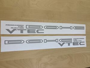 DOHC VTEC サイドステッカー シビック CR-X インテグラ プレリュード EG EF DA BB DB EK DC ドア デカール USDM 