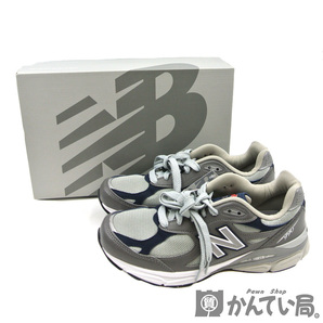 18220 new balance【ニューバランス】M990GJ3 ローカットスニーカー グレー系 USA シューズ 靴 26cm メンズ【極美品】USED-Sの画像1