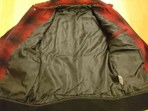 HARE ハレ ジャンパー Mサイズ(小さめSより)ブルゾン ジャケット 上着 Jacket ウール 赤×黒 フライトジャケット タイトシルエット_画像2