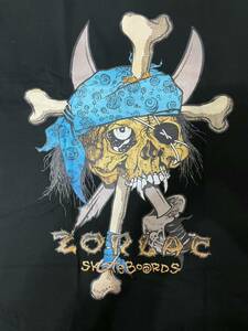 サイズXL zorlac パイレーツ / パスヘッド pushead 野村訓市メタリカ metallica buttstain sant cruz thrasher ゾーラック　usugrow