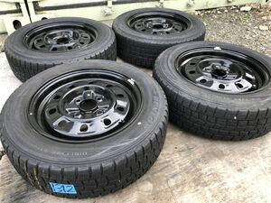 日産純正 15inch × 185/65R15 PCD114.3 4穴 180 ウイングロード シルビア セフィーロ ブルーバード プリメーラ ローレル スタッドレス