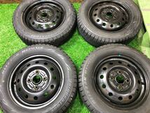 スズキ純正 13inch × 155/65R13 PCD100 4穴 MRワゴン アルト セルボ パレット ワゴンR キャリイ エブリイ スタッドレス_画像3