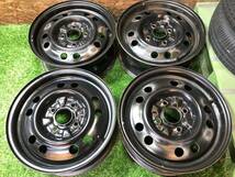 日産純正 15inch 6j+35 PCD114.3 4穴 180 ウイングロード シルビア セフィーロ ブルーバード プリメーラ ローレル ADバン NV200 バネット_画像3