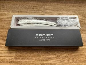 Parker SRX Professional Barber Razor　パーカーバーバーレーザー　替え刃１９個つき　送料無料