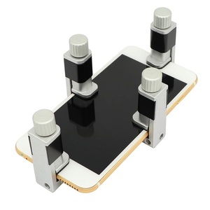 ミニクランプ 4個セット アルミニウム製 iPhone スマートフォンの液晶・スクリーン保持用⑤