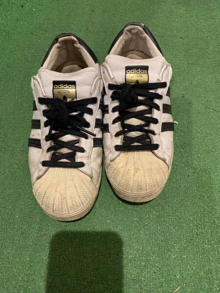 adidas アディダス、SUPER STAR スーパースター ホワイト/ブラック 26.5cm
