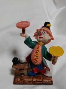 Art hand Auction 小丑雕像, 手工作品, 内部的, 杂货, 装饰品, 目的